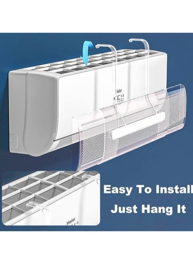 إلفسا عاكس تيار متردد لتكييف الهواء قابل للتعديل ومضاد للبرد، عاكس، ضبط يدوي لاتجاه الرياح لتكييف الهواء، يستخدم في غرفة المعيشة والمكاتب - Image 4