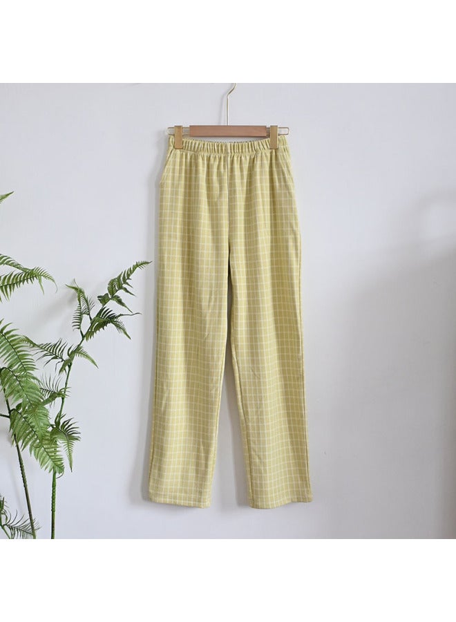 New Style Spring Autumn And Winter Velvet Pajama Pants High Elastic Waist Loose Casual Outer Wearing Pajama Pants For Lovers