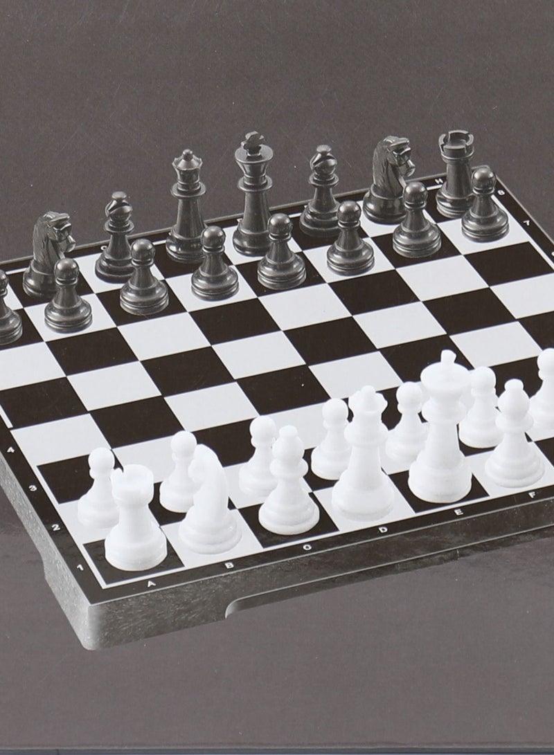 كيو إكس مجموعة شطرنج مغناطيسية محمولة مع لوح قابل للطي - Image 2