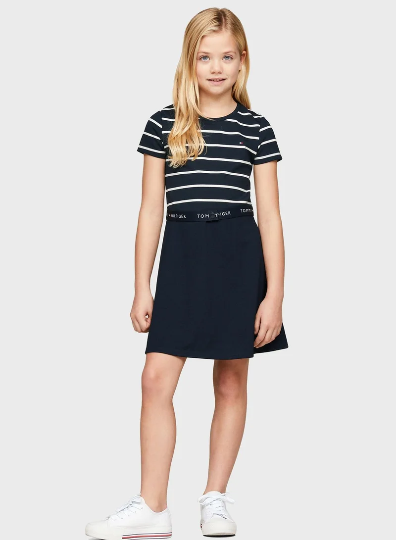 TOMMY HILFIGER Striped Knit Dress