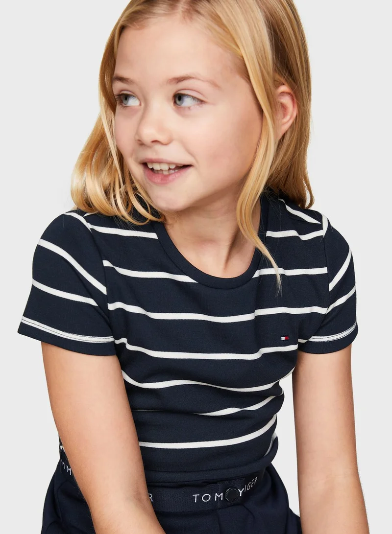 TOMMY HILFIGER Striped Knit Dress