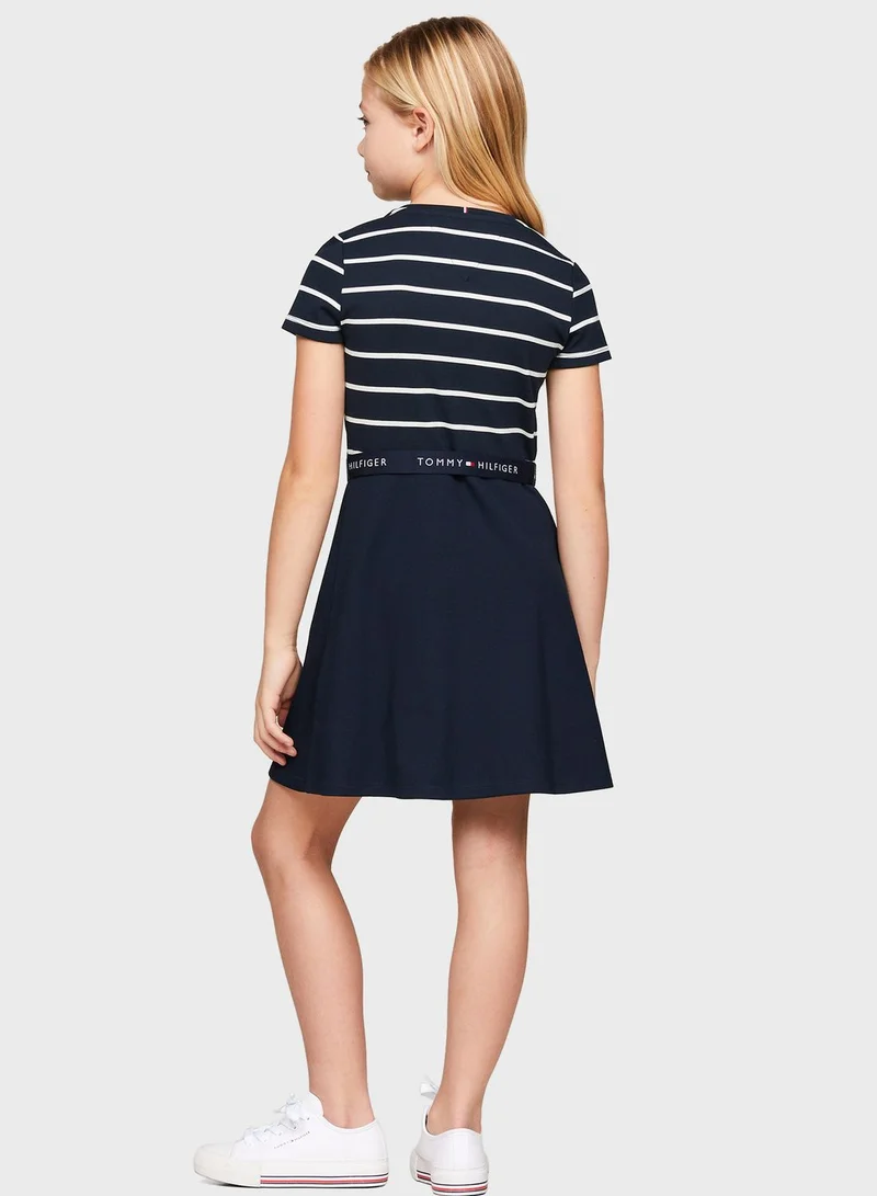 TOMMY HILFIGER Striped Knit Dress