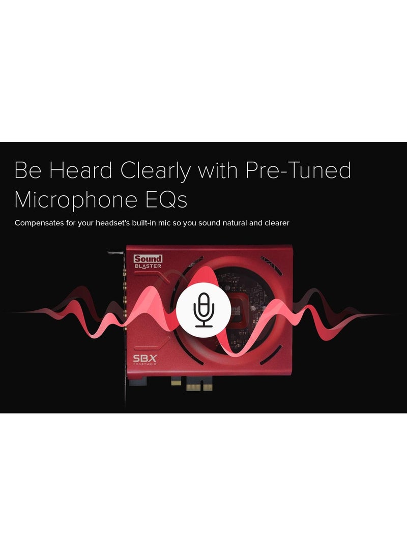 Creative Sound Blaster Z SE Internal PCI-e Gaming Sound Card and DAC, 24-bit / 192 kHz, 116 dB SNR, ASIO, 600Ω Headphones Amp, Mic EQ, Discrete 5.1 / Virtual 7.1, Supports Dolby Digital Live, DTS  - Image 2