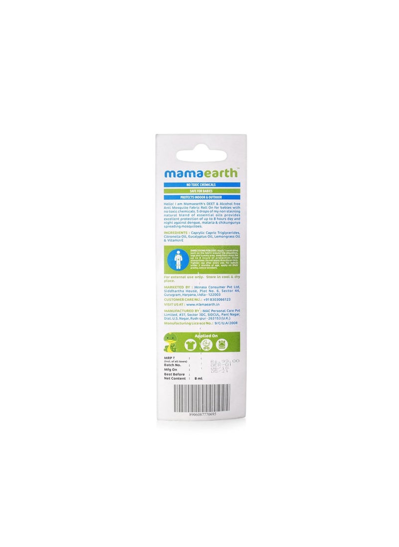Mamaearth - Mamaearth Anti Mosquito Fabric Roll On, 8 ml - Image 1