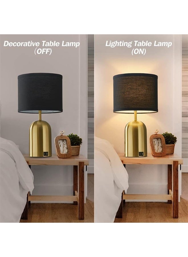 Aurrako 2 Pcs Table Lamp - Modern Night Lights for Bedroom, Living Room, Study Room, Office - Image 4