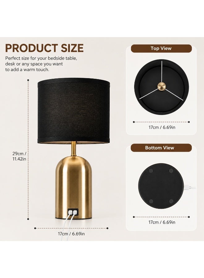 Aurrako 2 Pcs Table Lamp - Modern Night Lights for Bedroom, Living Room, Study Room, Office - Image 5