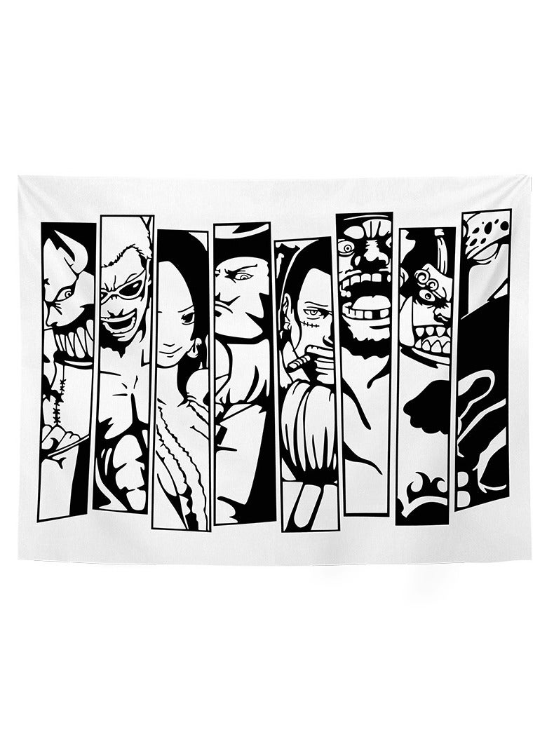 EBMINI One Piece Luffy Anime Background Cloth 