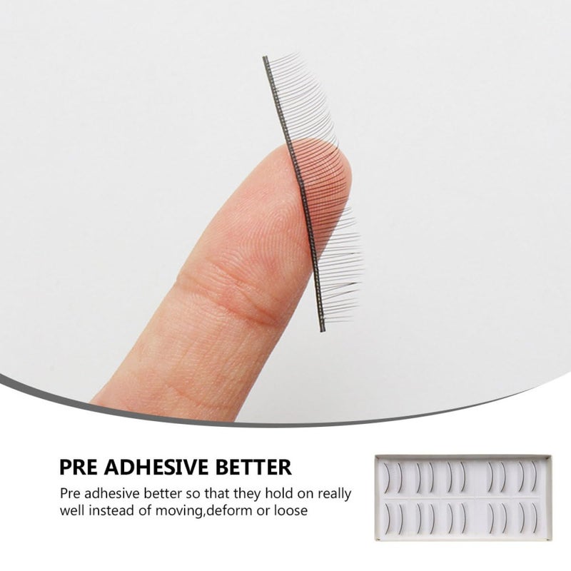 IMIKEYA Practice False Eyelashes 10 Pairs Mimic Natural Mannequin Eyelash Extensions Supplies and Makeup Practice - Image 5