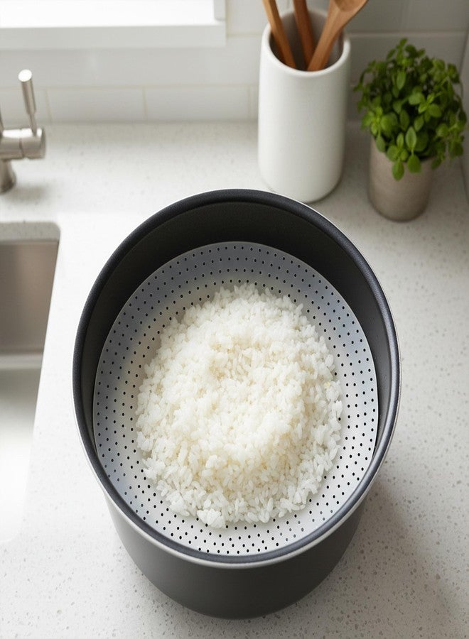 KH866 Rice Cooker Liner Burnt Proof Silicon Pad, 12 Inch 30cm White Silicone Bottom Baking Mat for Commercial Rice Cooker, Anti Paste Pot Mat, Crust Prevention Cooking Silica Gel Non Stick Liner for Kitchen - Image 3