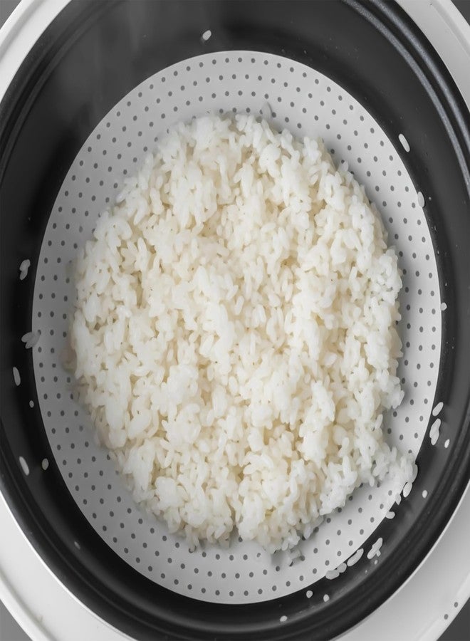 KH866 Rice Cooker Liner Burnt Proof Silicon Pad, 12 Inch 30cm White Silicone Bottom Baking Mat for Commercial Rice Cooker, Anti Paste Pot Mat, Crust Prevention Cooking Silica Gel Non Stick Liner for Kitchen - Image 4