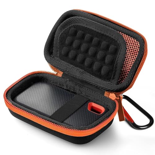 Choseal SSD Case Cover Compatible for SanDisk Extreme Pro/SanDisk Extreme Portable External 500GB-2TB, Travel Case Protective Cover Storage Bag(Not Included SSD) - Image 1