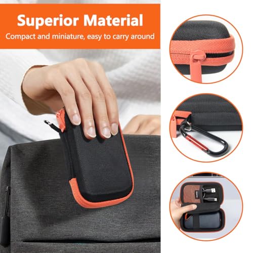 Choseal SSD Case Cover Compatible for SanDisk Extreme Pro/SanDisk Extreme Portable External 500GB-2TB, Travel Case Protective Cover Storage Bag(Not Included SSD) - Image 5