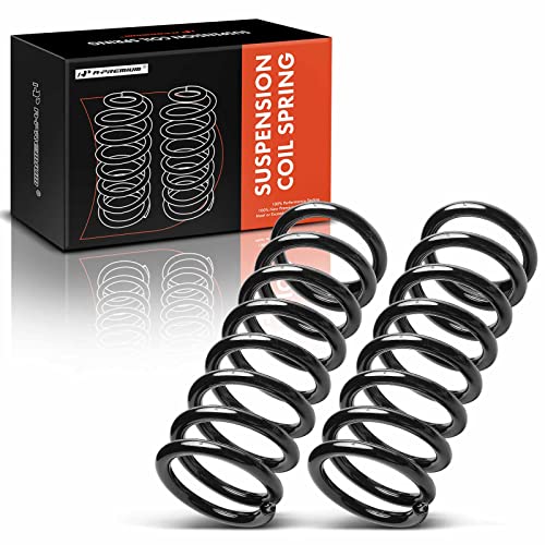 A-Premium 2Pcs Front Coil Spring Set Compatible with Chevrolet Malibu, Camaro, Monte Carlo & Buick Century, Regal & GMC Caballero & Oldsmobile Cutlass & Pontiac Firebird, Driver and Passenger Side - Image 1