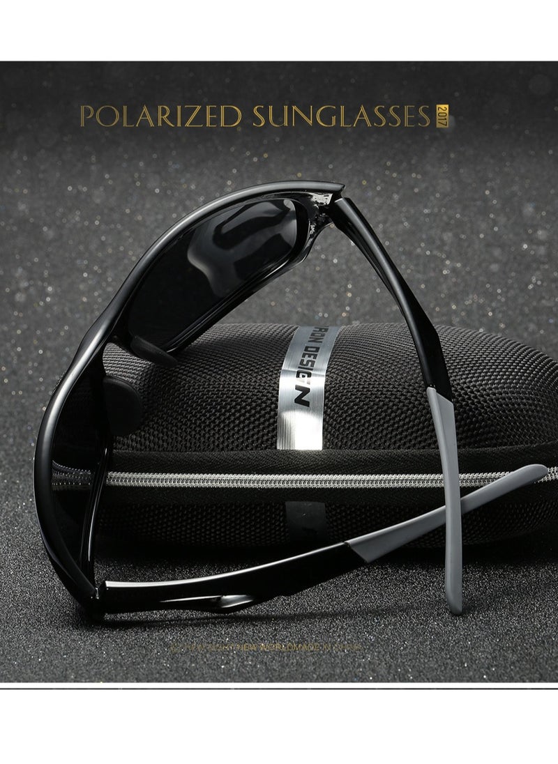 Aoron Polarised Sports Sunglasses for Men Women Driving Sunglasses Cycling Running Fishing Goggles Unbreakable Frame  - Image 4
