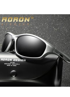 Aoron Polarised Sports Sunglasses for Men Women Driving Sunglasses Cycling Running Fishing Goggles Unbreakable Frame  - Image 3