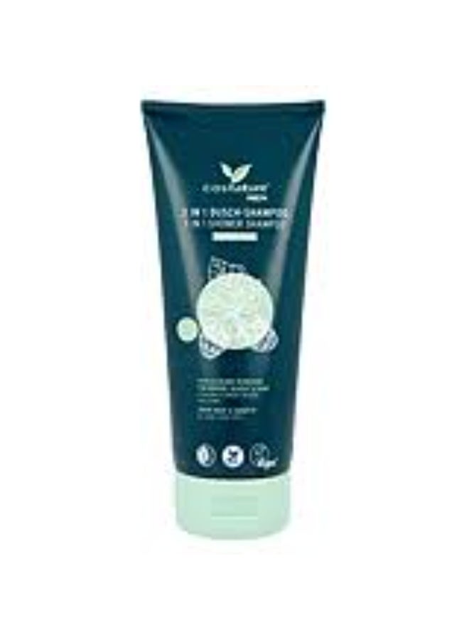 Cosnature Hop MEN 3-in-1 Shower Shampoo 200 ML | Refreshing, Cleansing & Energizing – Made in Germany - Image 1