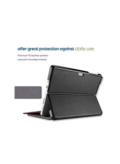 Procases Case for 12.3" Microsoft Surface Pro 7 Plus/Pro 7/ Pro 6/ Pro 5/ Pro 4/ Pro LTE, Slim Light Smart Cover Stand with Built-in Pen Holder, Fit for Surface Type Cover -Black  - Image 5