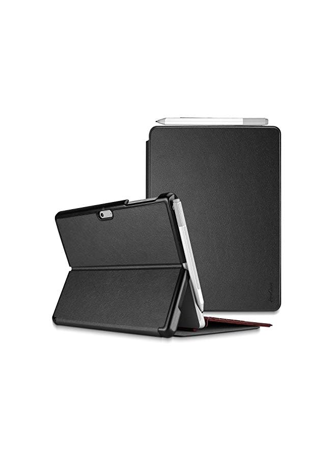 Procases Case for 12.3" Microsoft Surface Pro 7 Plus/Pro 7/ Pro 6/ Pro 5/ Pro 4/ Pro LTE, Slim Light Smart Cover Stand with Built-in Pen Holder, Fit for Surface Type Cover -Black - Image 2