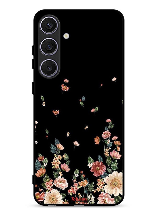 Tolwak Samsung Galaxy S24 5G Protective Case Cover Small Flowers In Bottom - Image 1