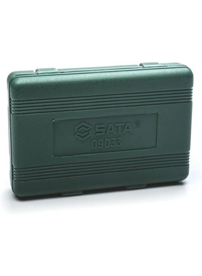 Sata, 7 Pc. Stubby Combination Wrench Set - 10, 11, 12, 13, 14, 17, 19 Mm - Image 2