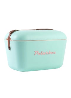Polarbox Lightweight Durable Cooler Box with Adjustable Leather Strap Turquoise and Baby Rose 20 L 8436582992105  - Image 1