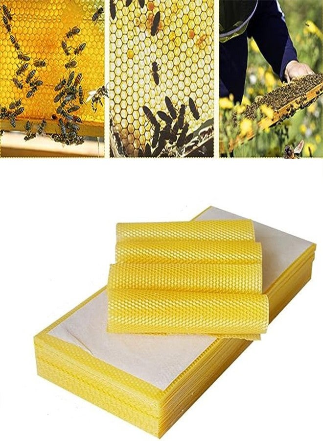TooGet Beeswax Foundation Sheets, 10-Pack Natural Yellow Beeswax Sheets for Beekeeping Hive Frames & Candle Making Supplies - 13.3 x 9 cm - Image 4