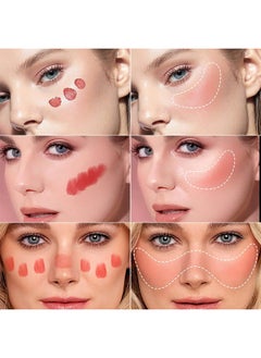 VINCINER Liquid Blush, Soft Cream Blush Makeup with Cushion Applicator for Cheeks, Natural Glossy, Improve Complexion, Long-Wearing, Blush Makeup for Face, Eyes and Lips  - Image 5