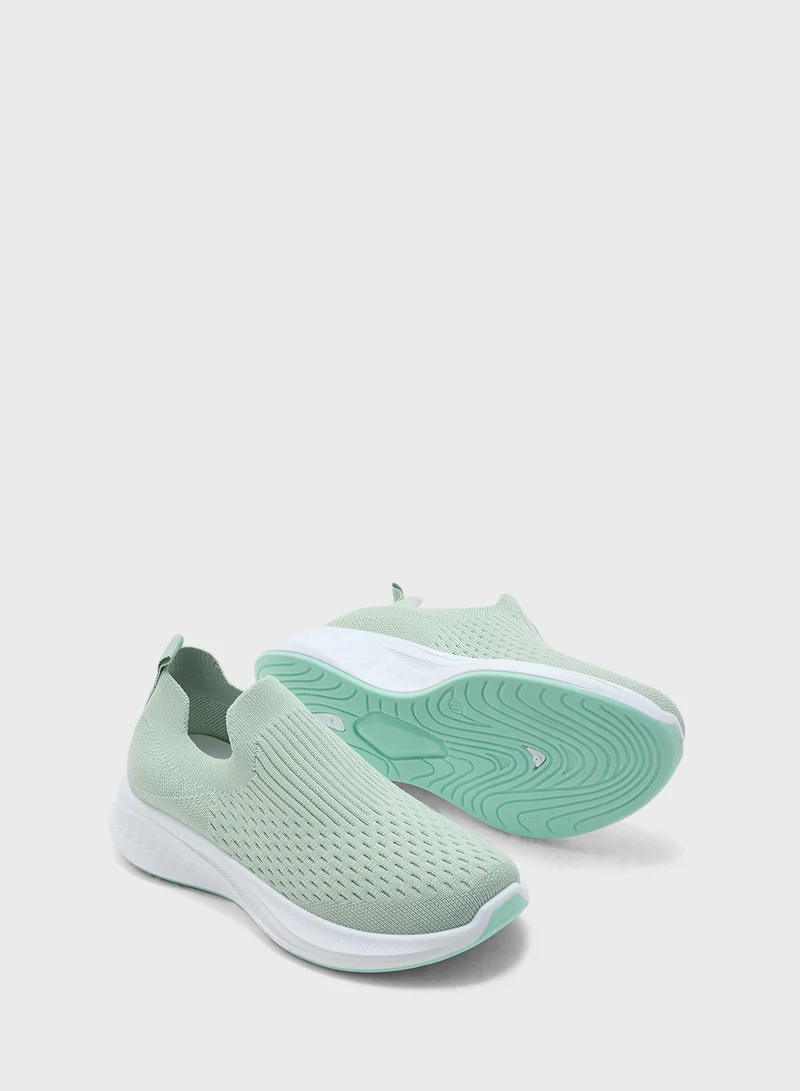 Ginger Fly Knit Comfort Slip On Shoe