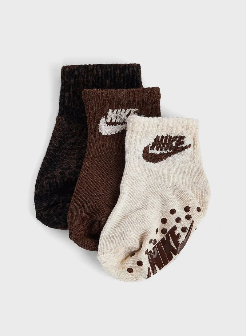 Nike Infant 3 Pack Grip Socks