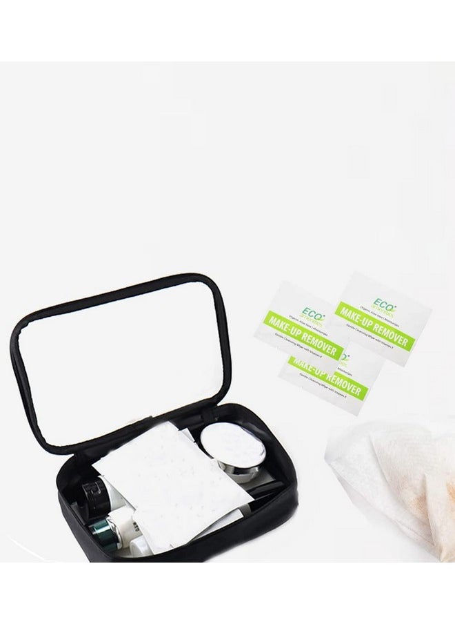 ECO Amenities 180 Count Makeup Remover Wipes With Aloe Vera And Vitamin E Individually Wrapped Facial Towelettes Skin Cleansing Wipes  - Image 4