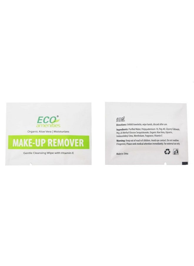 ECO Amenities 180 Count Makeup Remover Wipes With Aloe Vera And Vitamin E Individually Wrapped Facial Towelettes Skin Cleansing Wipes  - Image 5