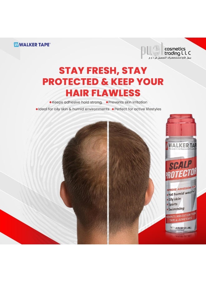Walker Tape Scalp Protector Dab-On 1.4 fl oz | Adhesive Booster for Wigs & Hair Systems | Protects Sensitive Skin | Humidity Resistant Barrier | Improves Hold Time | For Oily Skin - Image 3