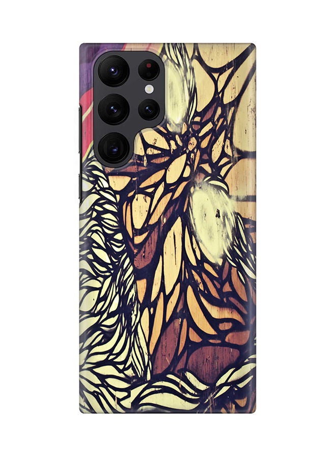 Stylizedd Case for Samsung Galaxy S22 Ultra 5G Snap Case Slim Snap Classic Series Shield Matte Finish Print - Wise Graffitti