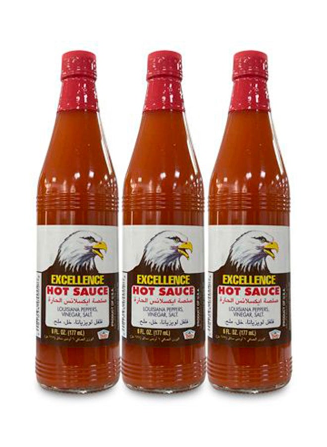 Excellence Spicy Sauce 3 x 177ml - Image 1