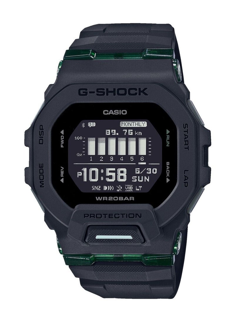 G-SHOCK Digital Black Dial Resin Band Men's Watch GBD-200UU-1DR  - Image 1