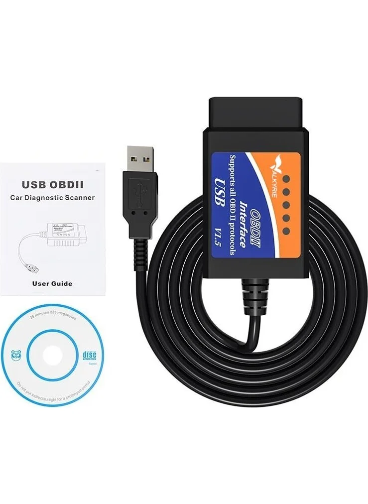 Valkyrie USB V1.5 Car Scanner Diagnostic Tool Obd2
