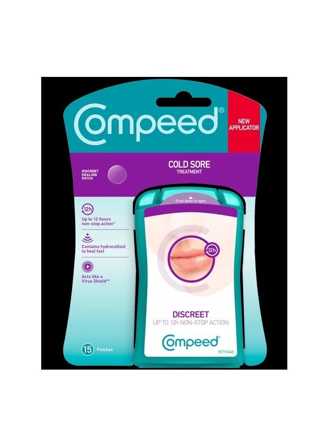 Compeed Cold Sore Discreet Healing Patch x15