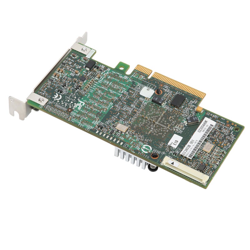 بطاقة تحكم RAID من نوع PCIe، 8 منافذ داخلية SATA SAS بسرعة 6 جيجابت في الثانية، معالج LSI SAS2208 ثنائي النواة، ذاكرة تخزين مؤقت 512 ميجابايت، دعم RAID 0/1/5/6، حامل منخفض للتركيب في هيكل 2U. - Image 4