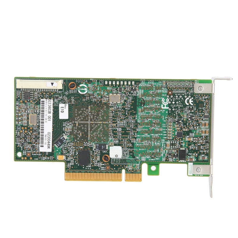 بطاقة تحكم RAID من نوع PCIe، 8 منافذ داخلية SATA SAS بسرعة 6 جيجابت في الثانية، معالج LSI SAS2208 ثنائي النواة، ذاكرة تخزين مؤقت 512 ميجابايت، دعم RAID 0/1/5/6، حامل منخفض للتركيب في هيكل 2U. - Image 3