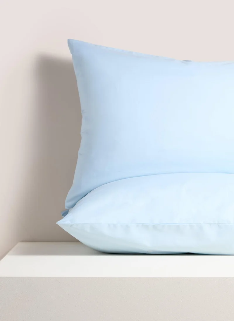 ماتلان 2 Pack Blue Housewife Pillowcases