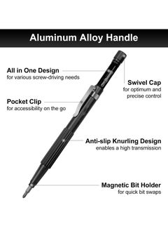 CMGTYYD 13-in-1 Precision Screwdriver, Multi-Bit Small Screwdriver Set,Mangetic Pen Shape Pocket Screwdriver with Torx T5 T6 T8 T10, Pentalobe P5, Triwing Y00, for Phone, Computer, Laptop, Watch, Eyeglass  - Image 2