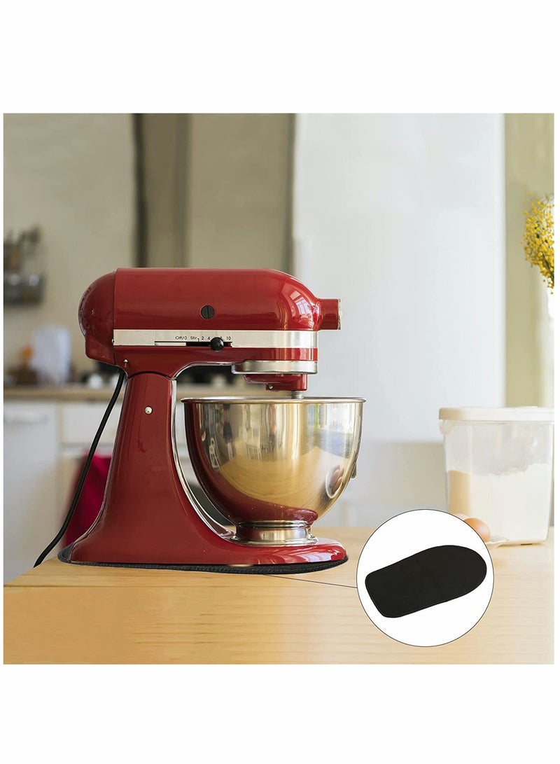 Mixer Mats, Mixer Mover, Blender anti-skid pad, Kitchen Appliance Slider Mats, Sliding Appliance Rolling Tray, Appliance Sliders, for KitchenAid Mixer, for Kitchen Appliances (Black) - Image 4