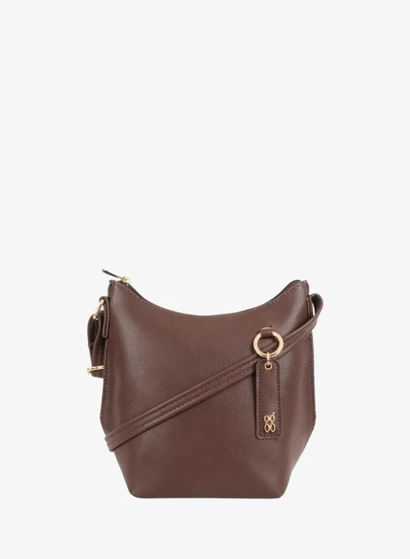 Baggit Women Brown Sling Bag Small Size | Ladies Stylish Casual Cross Body Purse Handbag