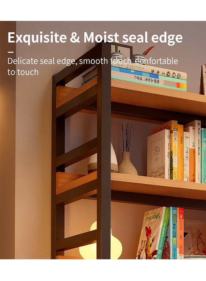 keke 5 Layer Modern Multifunctional Bookshelf with Wall Mounted and Floor Standing Design 120 CM - Image 5