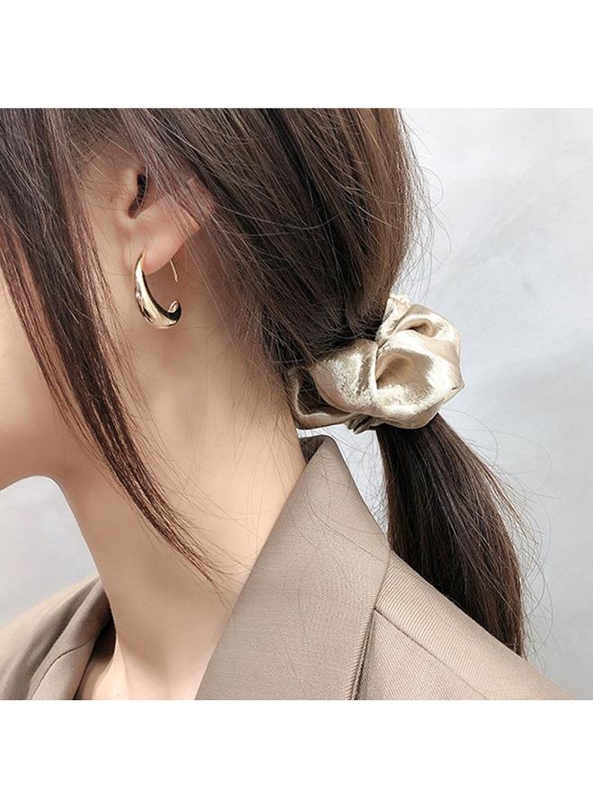 2pcs Women Earrings, Shape Earrings for Women French Trendy Gold Plated Earring Jewelry Mother On Birthday/Valentine's - Image 4