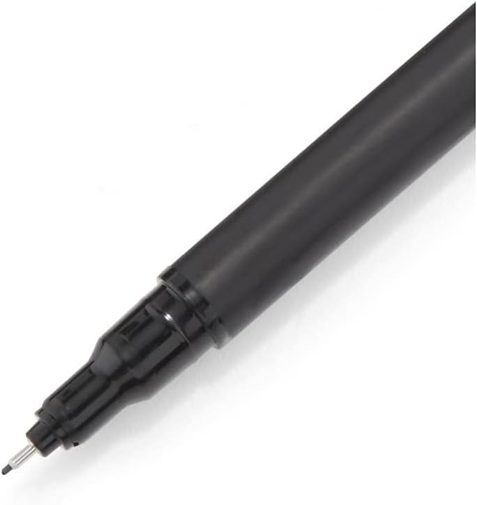 Sharpie أقلام تلوين بطرف شعري رفيع (0.4 مم) أقلام تلوين للتدوين أقلام رسم فنية سوداء 4 قطع - Image 3