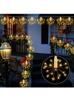 Desidiya Desidiya 12 Starburst LED Lights 10 Ft USBPowered Sparkle String for Diwali Christmas Weddings Home Outdoor Decor Warm White 
