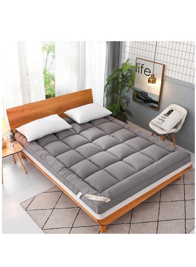 WALALLA Portable Foldable Breathable Fluffy Ultra-Soft Ergonomic Memory Foam 3D Mattress Topper, Mattress Protector Fitted, Bed Mattress Pad, Floor Mattress, Sleeping Mattresses Pad (120*200cm) - Image 2