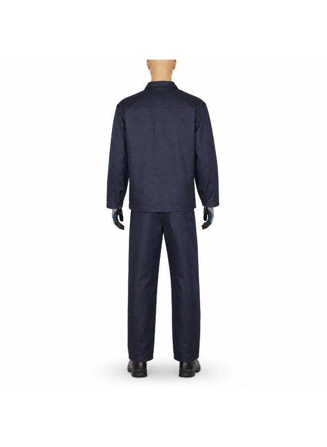 Workland Pant & Shirt Set Navy Blue – Industrial Safety Workwear Uniform for Construction, Factory, Engineering, Maintenance & Workshop - Image 2