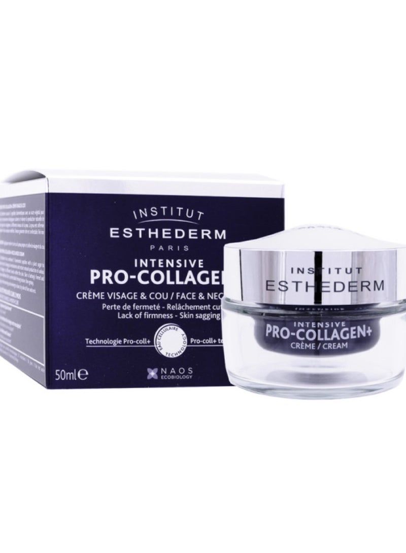 INSTITUT ESTHEDERM Intensive Pro Collagen Plus Firming Face and Neck Cream Pot 50 Ml - Image 1